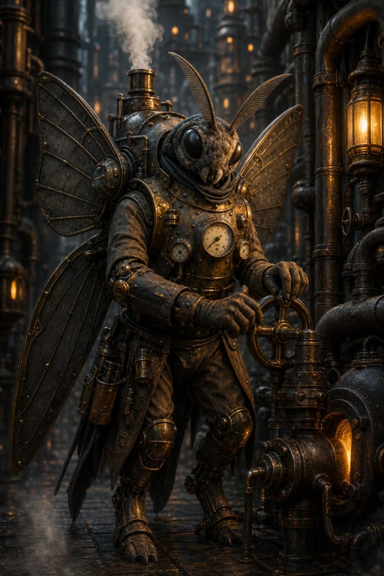 Boiler Moth card artwork